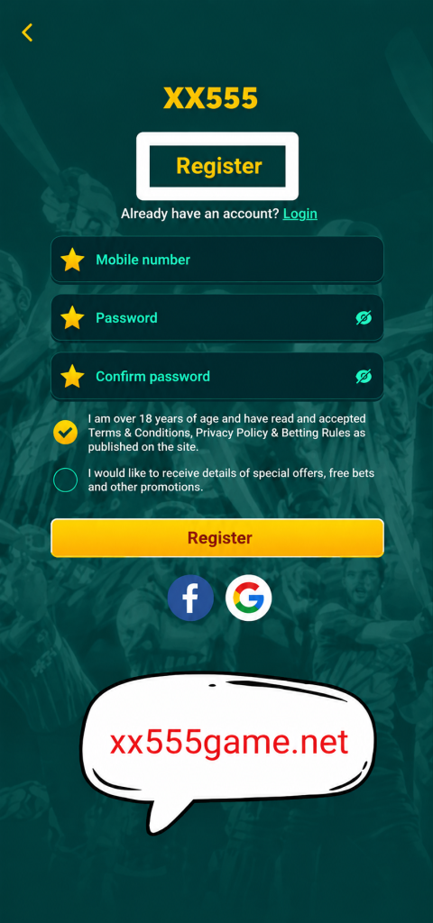 XX555 Register